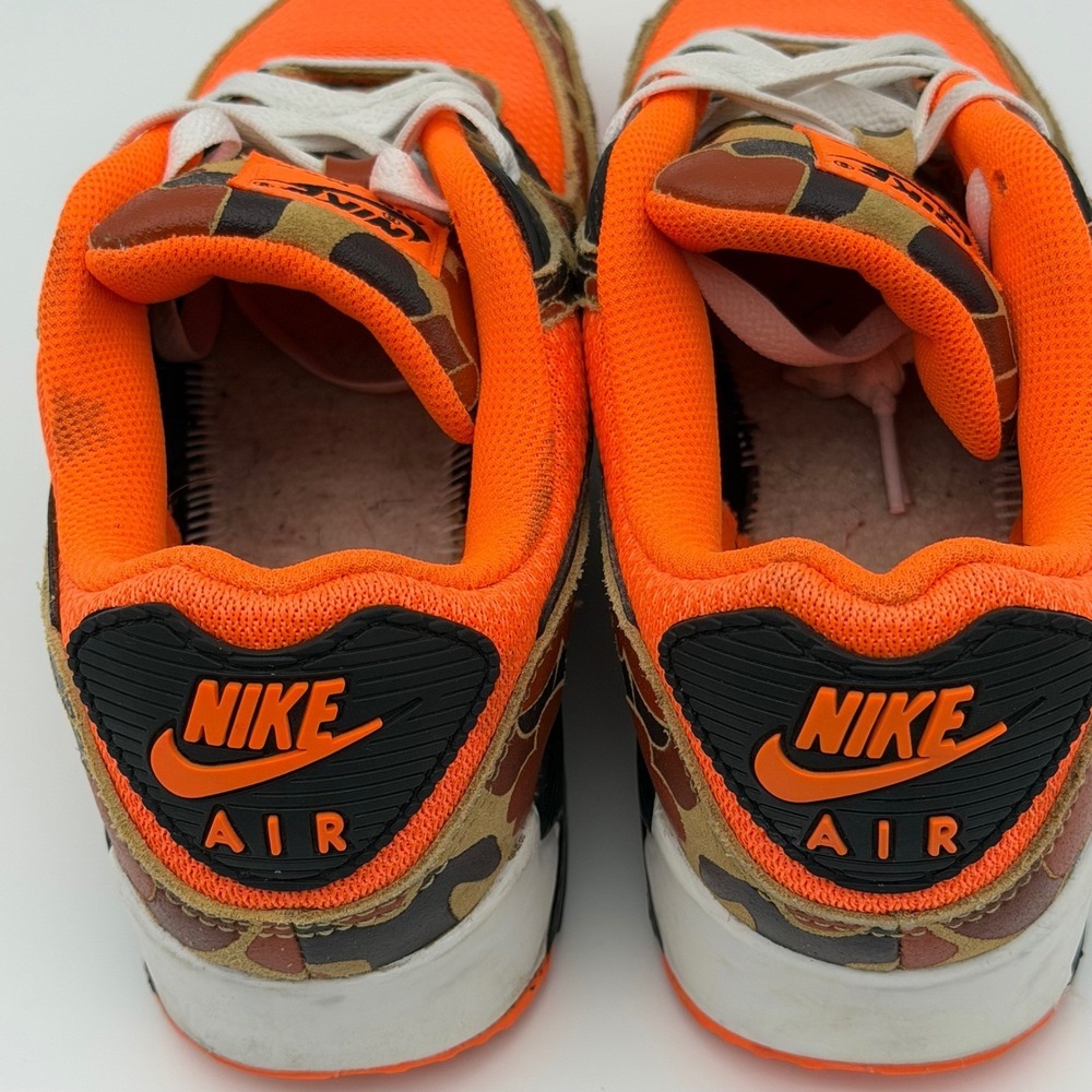Nike Air Max 90 Orange Duck Camo 2020 - CW4039-800 - Size 7M/8.5W - Authentic - Picture 9 of 14